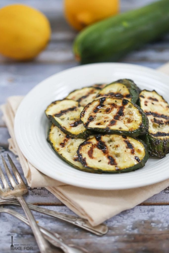 Simple Grilled Zucchini